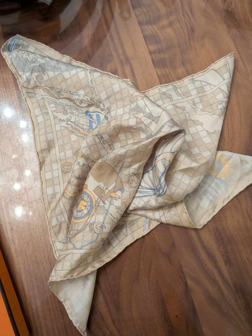 Hermes Icarus Scarf Neckerchief - Picture 2 of 6